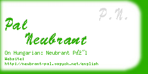 pal neubrant business card